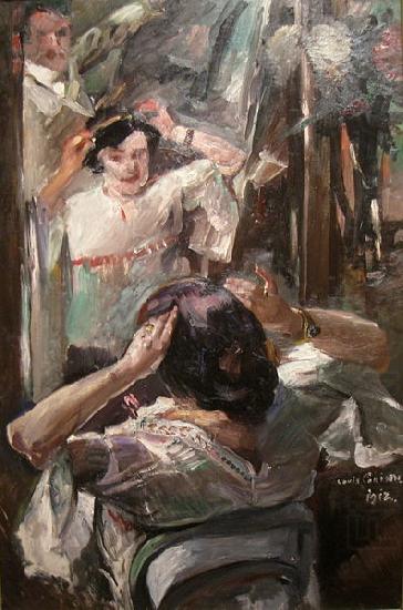 At the Mirror, Lovis Corinth